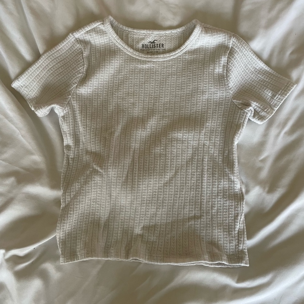 White Baby Tee